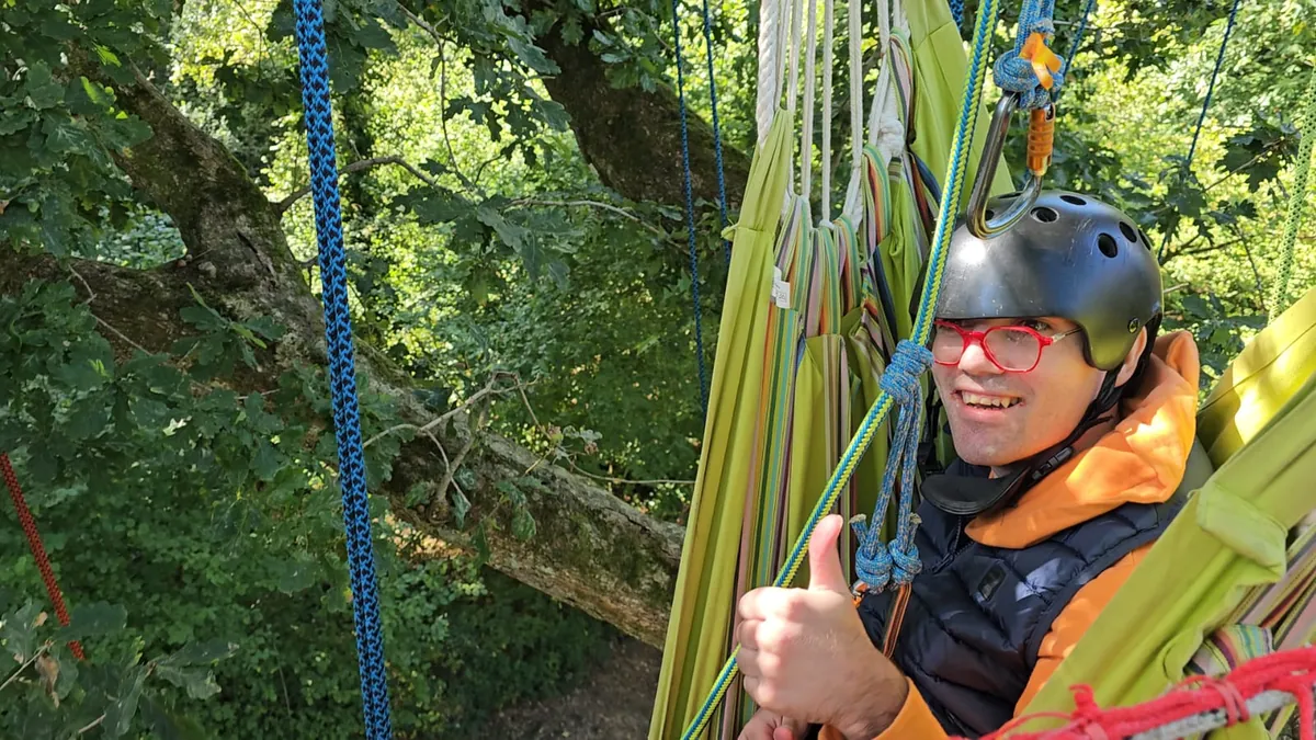 Atelier thérapeutique grimpe d'arbre handigrimpeurs Bretagne - Photo 8