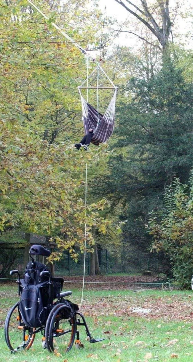 Atelier thérapeutique grimpe d'arbre handigrimpeurs Bretagne - Photo 9