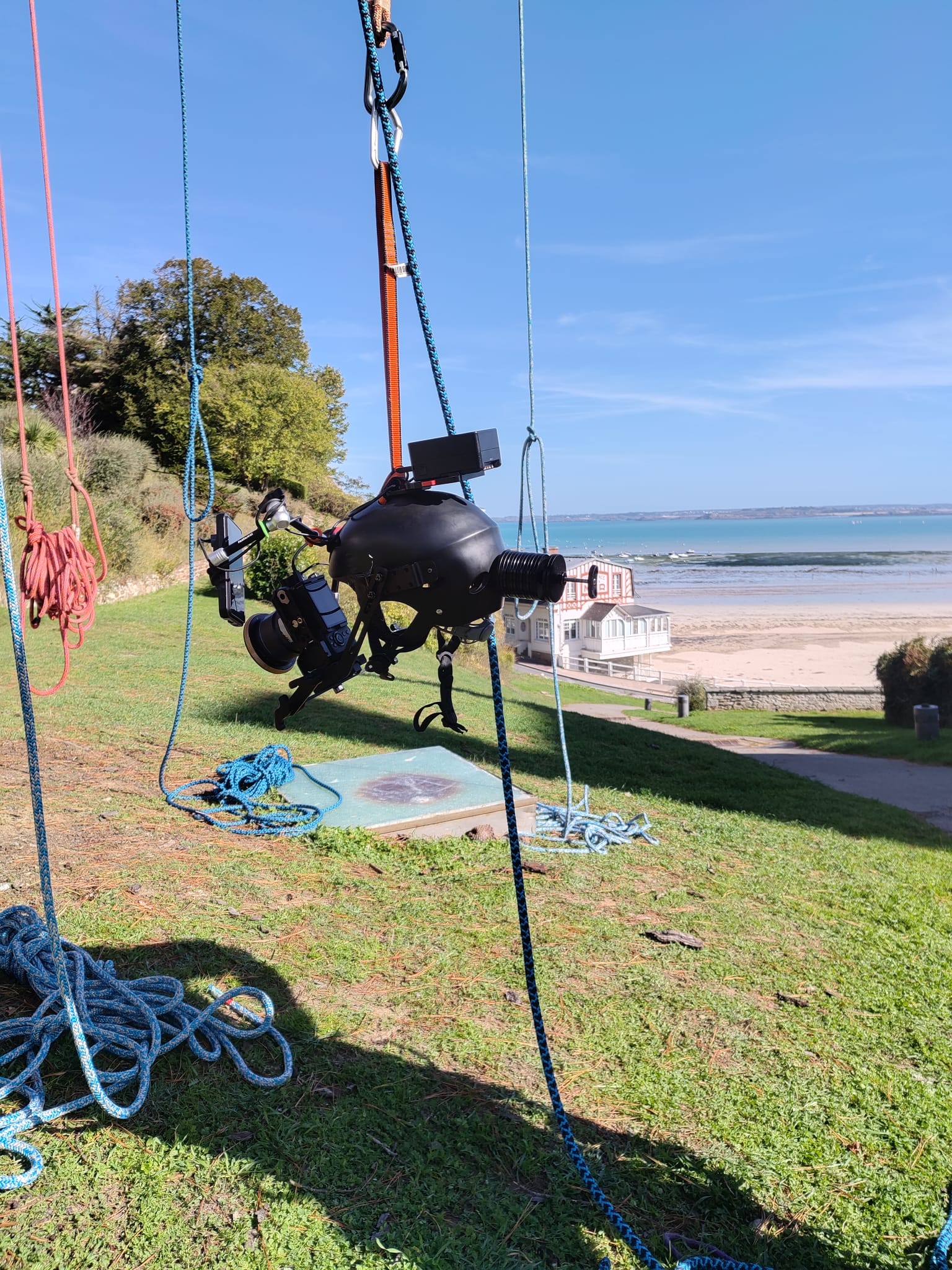 Encadrement cascades hauteur tournage cinéma - Bretagne, Côtes-d'Armor